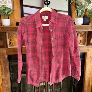 Women’s Woolrich Red Flannel Top